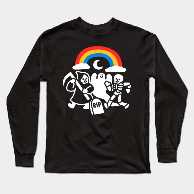 SPOOKY PALS Long Sleeve T-Shirt by obinsun